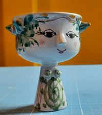 Vintage Bjorn Wiinblad Pottery Ceramic - Eva head - Face Cup - Denmark 1988