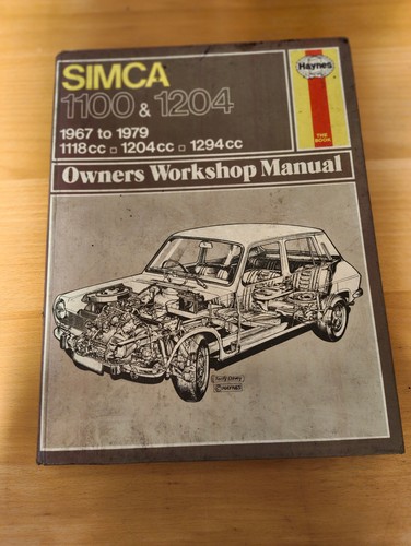 Haynes simca 1100 - simca, 1204