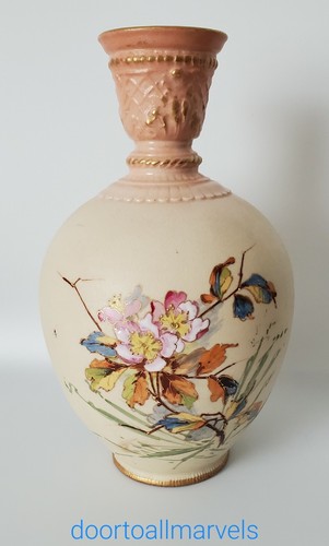 Vintage royal bonn floral vase - royal,