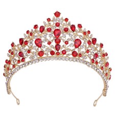 7.3cm Tall Large Crystal Tiara