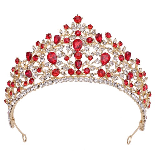 3cm tall large crystal tiara - large,