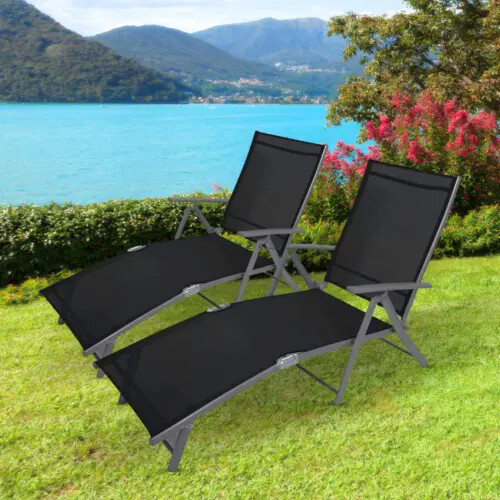 Reclining sun loungers - reclining,
