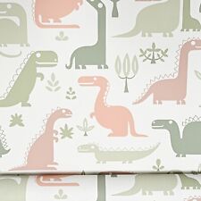 Kids Dinosaur Wallpaper Green