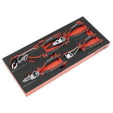 Sealey TBT56 Pliers Set with Tool Tray 4pc TBTCH