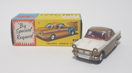 Rare cream gold corgi toys - cream,