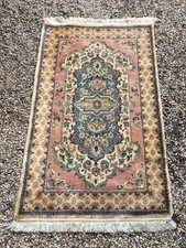 Vintage Oriental Style Rug - Turkish Rug - Floral - Rectangular - 90cm X 157cm