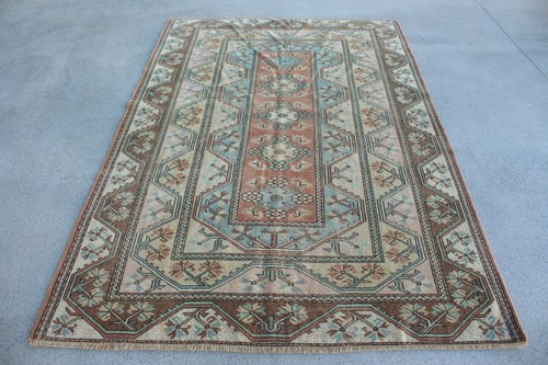 Vintage turkish large rug - vintage,