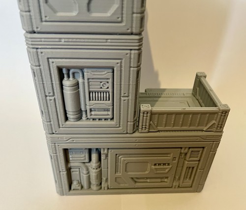 Sci scenery buildings - buildings, 40k