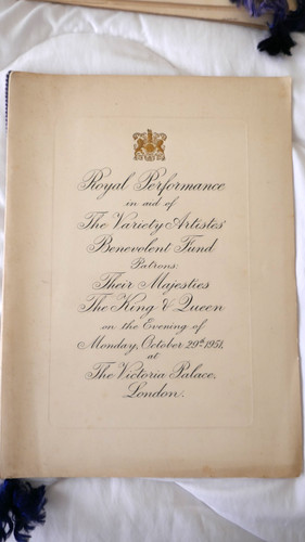 Royal performance programme - performance,