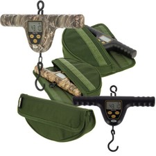 Fishing Digital Weigh Scales 110lb 50kg in Camo Black & Case Carp Coarse NGT XPR