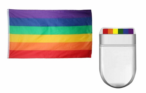 Gay pride set flag - (flag, &