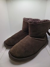 Bonova Dark Brown Suede Fur