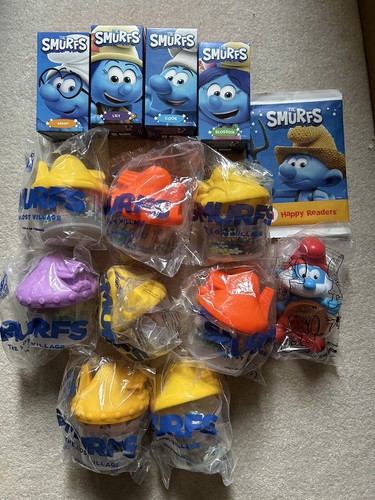 Mcdonalds smurfs toys 14 - x,