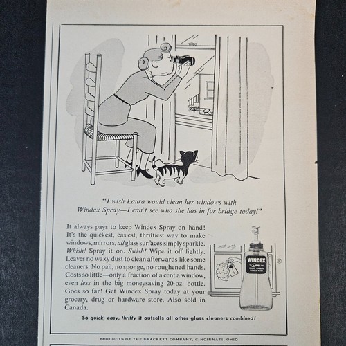 1953 drackett windex drano - 1953, co