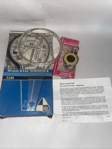 West german curvimeter map - west,