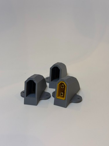 Xt60 surface mount 3pcs - mount,