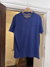 Zegna Blue Cotton T-shirt Size