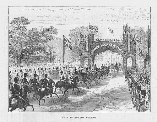 Ruabon queen victoria leaving - ruabon,
