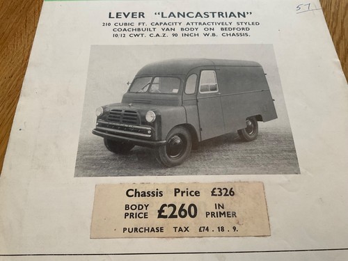 1950 bedford 12cwt - 1950’s, 10/12cwt