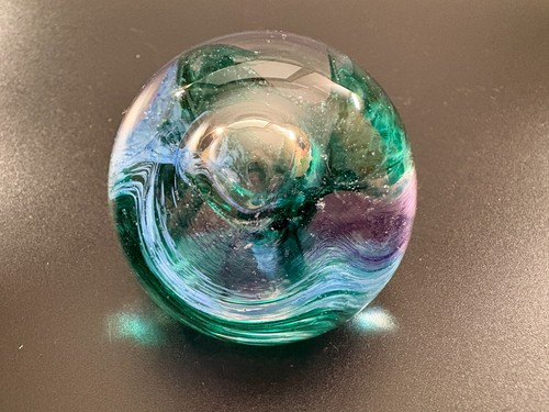 Handmade art glass - glass, paperweight