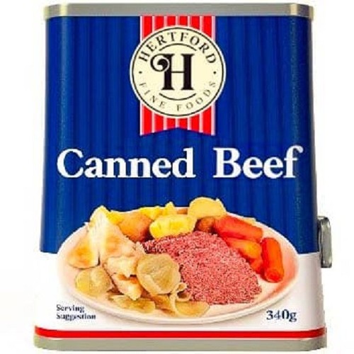 Hertford canned beef snack - canned,