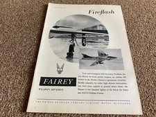 FABK10 ADVERT 11X8 FAIREY FIREFLASH WEAPON DIVISION