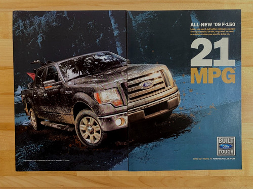2009 print ford - f-150, 21mpg