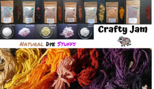 CraftyJam Natural Dyeing, Fabric, Leather, Paper, Candles, Soaps etc.  Multibuy