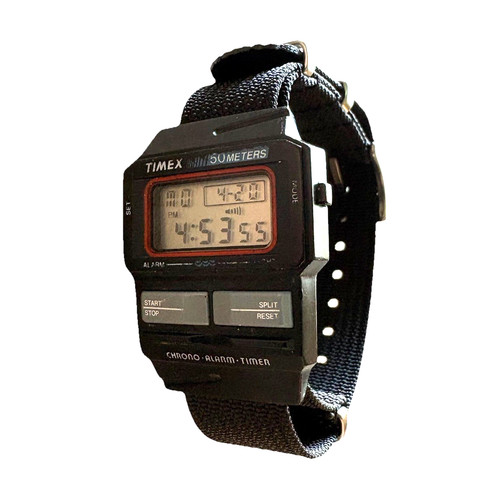 Vintage timex marathon - vintage, blue