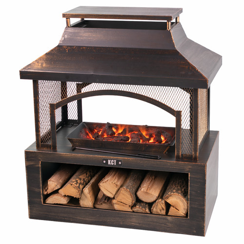 Kct outdoor fireplace - kct,