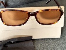 Karen Millen Tortoiseshell Sunglasses, Faux Leather Foldable Glasses Case(a3)