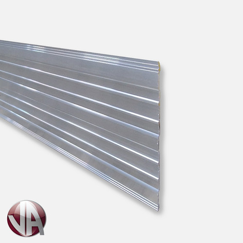 Aluminium kickplate luton - aluminium,