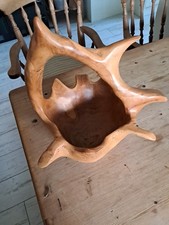 Hand Turned Wooden Bowl With