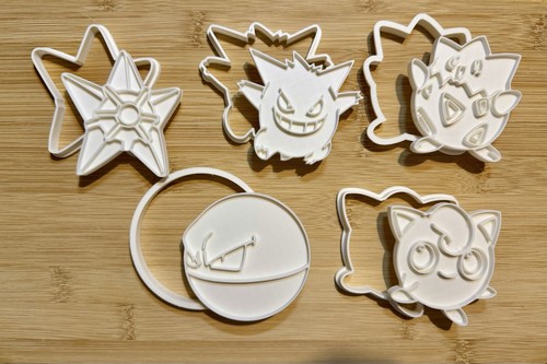 Pokemon cookie cutters - pokemon,