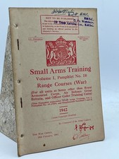 Small Arms Training Volume I