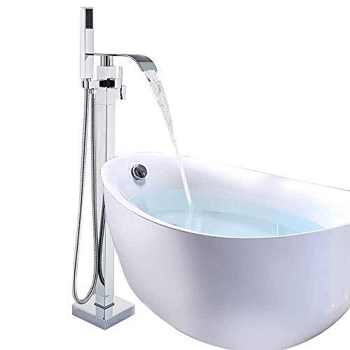 Chrome freestanding bath - freestanding,