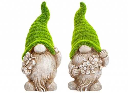 Flocked garden gonk gnome - garden, gonk/gnome
