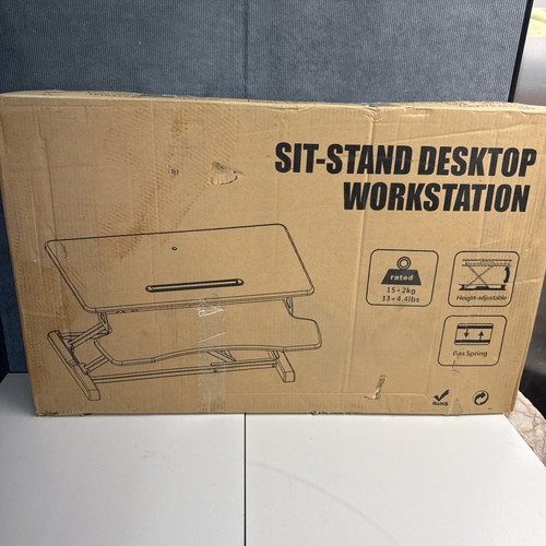 Sit stand desk - desk, workstation