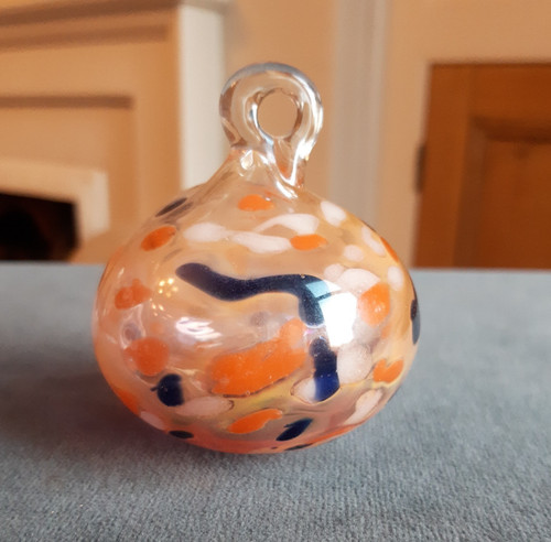 Hand blown glass bauble - hand,