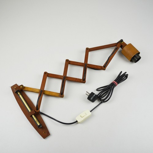 Scissor lamp teak - lamp,