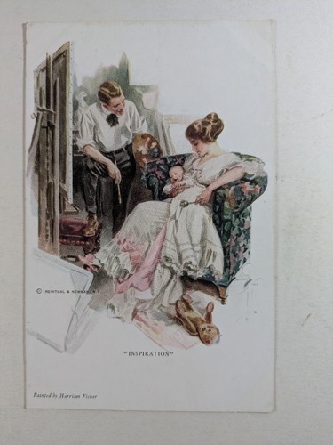 Postcard harrison fisher - postcard,