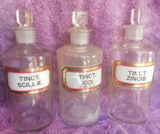 Antique glass apothecary - antique,