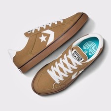 Converse Tobin OX Size 9.5UK Trek Tan White Brown Gum Comfort Sneakers Skate