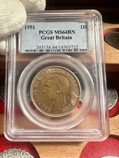 1951 George VI Penny PCGS