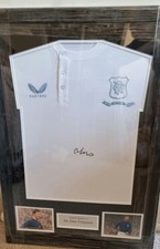 Sir Alex Ferguson Rangers Legends Signed Framed 150th Anniv. Shirt - With COA