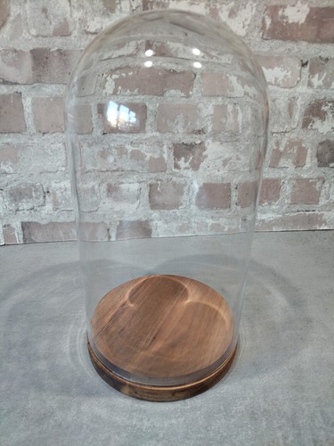 Dome cloche glass - 10", /