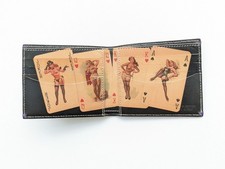 Paul Smith Naked Lady BNWT Playing Card  Leather Billfold Wallet RARE