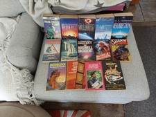 14 SCI-FI FANTASY PAPERBACKS BUNDLE 70'S TO 90'S USED. PROJEKT SAUCER,SARGASSO