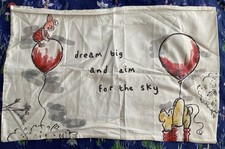 Winnie The Pooh Cotbed Pillow Case New Unused  cot bed toddler
