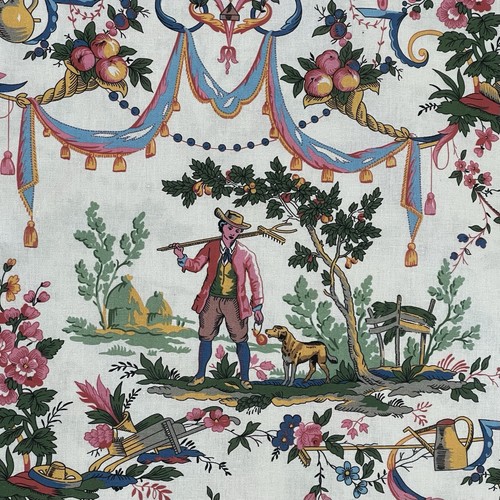 Toile jouy french printed - toile, de